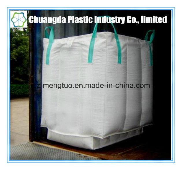 Cross Comer Belt Woven Ton Pallet Bag with Filling Spout