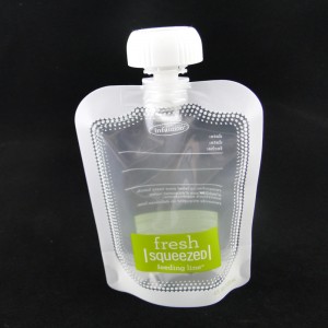 Food Grade Liquid Packaging Spout Pouch Plastic Nozzle Pouch