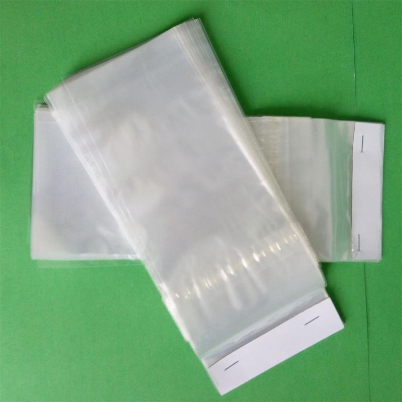 LDPE Adhesive Header Bag for Battery Waste