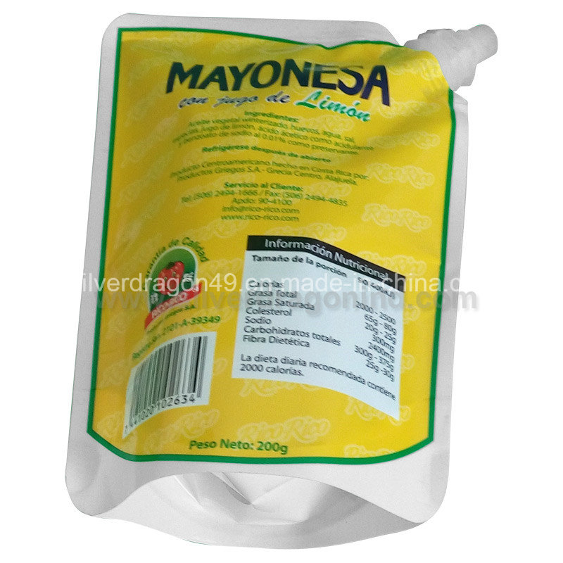 No-Leak Stand up Spout Pouches with Custom Printed