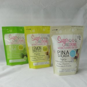 Aluminum Foil Ziplock Packing Bag with Notch for Food and Snack