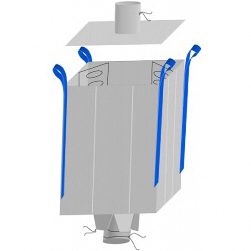 Cubic Big Bulk Jumbo Bag with Pajamer Outlet Spout