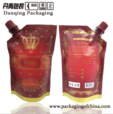 Matte Printing Packaigng for Vodka Pouch