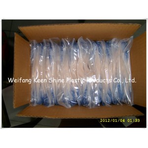 Ziplock Bag with Red/Green/Blue Line on Flap