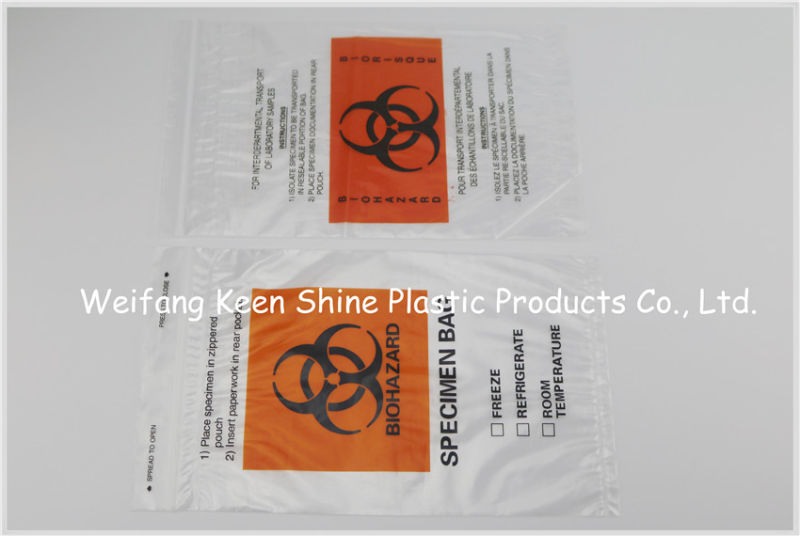 4 Layer Reclosable Ziplock Bags Used for Hospital