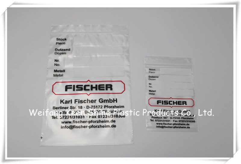 Hot Sale Custom LDPE Resealable Antistatic Industrial Ziplock Packaging Bag