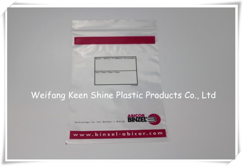 Hot Sale Custom LDPE Resealable Antistatic Industrial Ziplock Packaging Bag