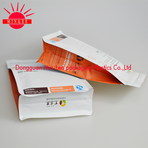 New Warehouse Block Bottom Coffee Bag/Flat Bottom Bag/Stand up Bag