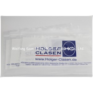 Custom Airtight LDPE Zip Lock Plastic Bag