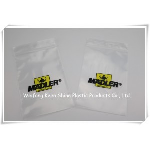 Foodsafety 100% Virgin Material Clear Zip Lock Plastic Bag
