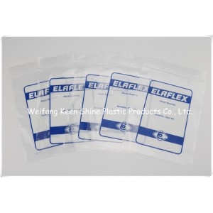 Clear Plastic Zip Lock Bag with Custom Printing