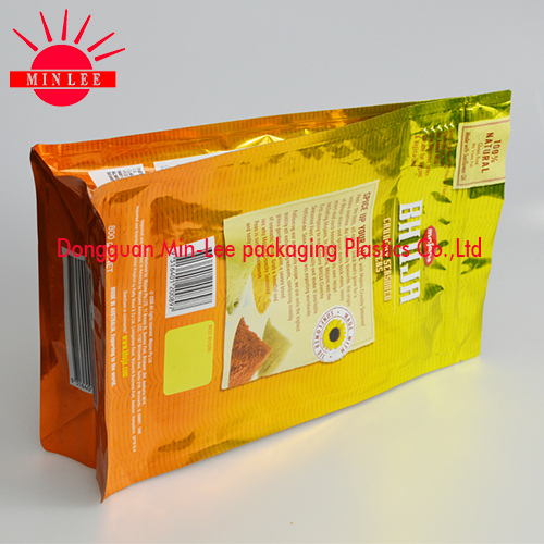 Square-Bottom Quad-Seal Pouches Bag (MD-K1002)