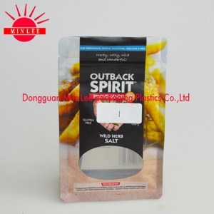 FDA Square Bottom/Box Bag with Zipper for Food