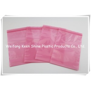 Hot Sale Custom LDPE Resealable Antistatic Industrial Ziplock Packaging Bag