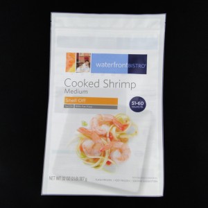 Three Sides Sealed Seafood Plastic Bag