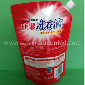 Top Quality Kinds of Doypack with Spout for Detergent