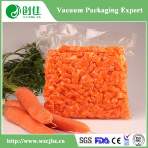 PA PE Plastic Food Packing Barrier Vacuum Bag