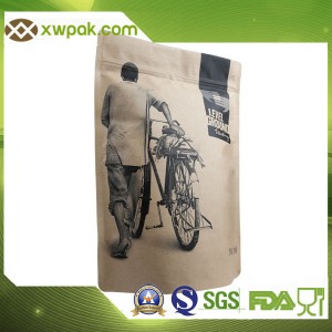 Stand up Pouch Kraft Paper Coffee Bag