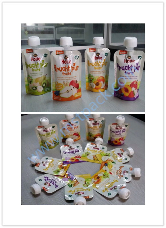 Apple Cap Spout Pouch for Juice/ Baby Food Package