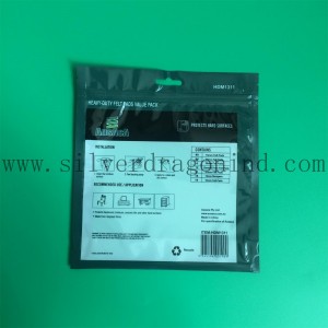 Printed PVC Zipper Packing Bag with Header