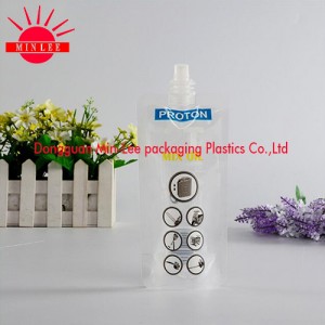 2016 Customized Stand up Gusset Spout Food Pouch for Jelly Juice for Factory Price