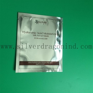 Shiny Finishing Facial Mask Plastic Laminated Bag