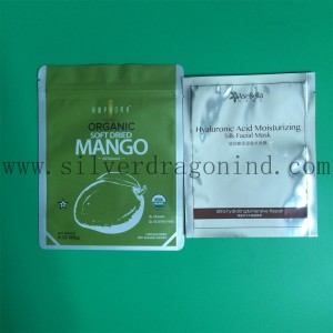Plastic Facial Mask Packaging Bag with Zipper