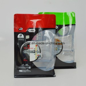 Custom Flat Square Bottom Gusset Bag, Flat Bottom Stand up Pouches, Food Grade Pouch