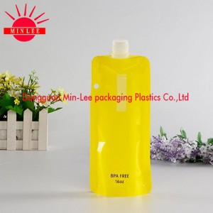 Plastic Stand up Spout Food Retort Pouch for Juice Packaging/ Packaging Bag