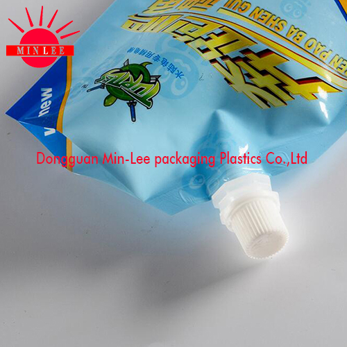 Factory Wholesale Customized Stand up Gusset Spout Food Pouch for Jelly Juice