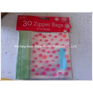 Ziplock Bags with Double Track Line on Flap