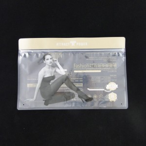 Plastic Bag with Ziplock for Clothes with Logo