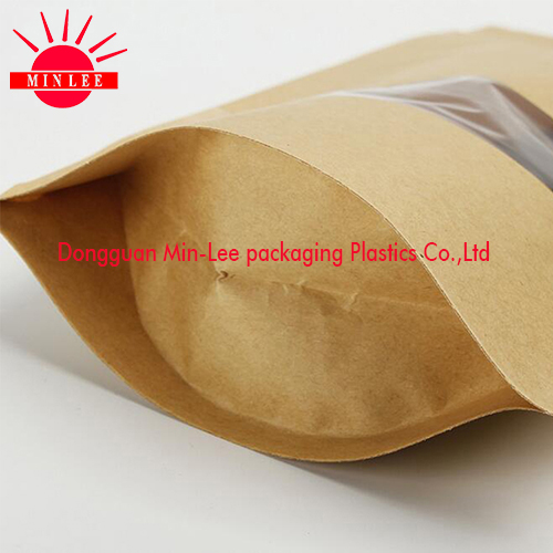 Stand up Pouch with Laser Score Tear Line/Packing Bag with Ziplock with Window