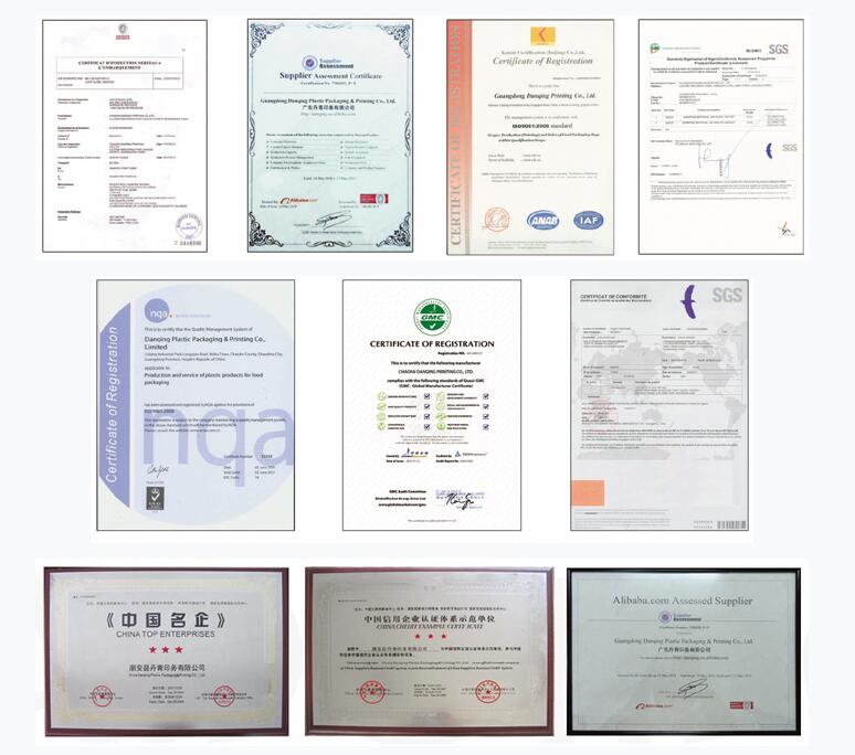 250ml Drink Stand up Pouch, Apple Fruit Plastic Bags