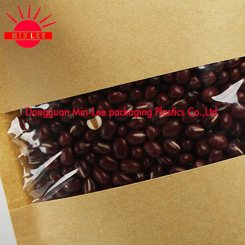 Stand up Pouch with Laser Score Tear Line/Packing Bag with Ziplock with Window