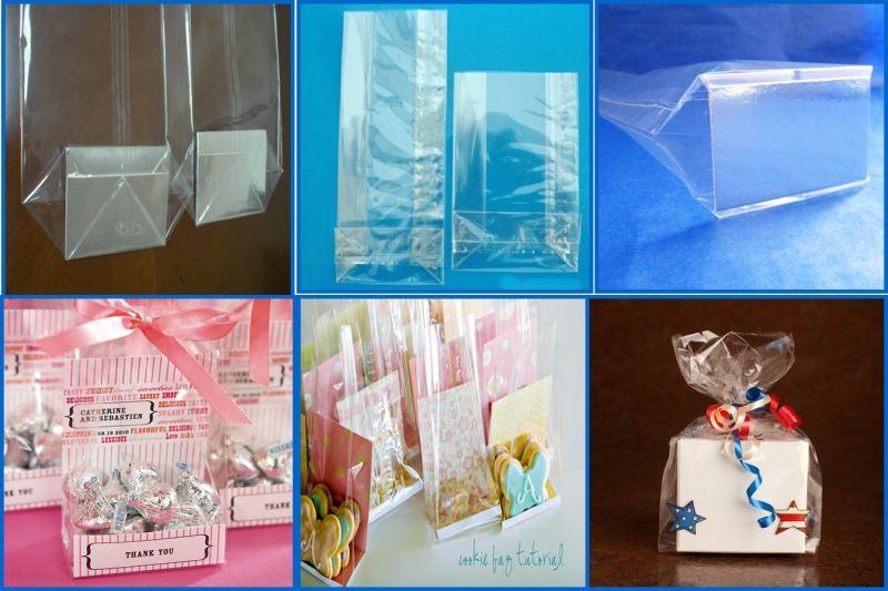 OPP Cellophane with Square Bottom and Side Gusset