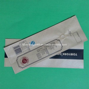 Kraft Paper Coffee Bag with Valve (454G)