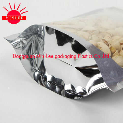 Stand up Pouch with Laser Score Tear Line/Aluminum Packing Bag with Ziplock for Food