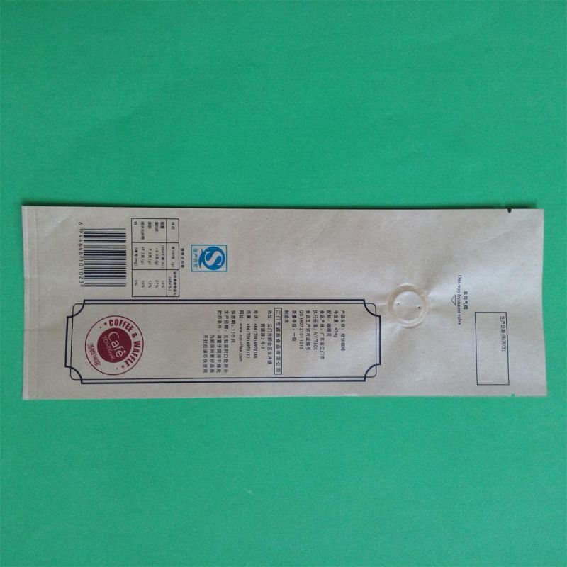 Kraft Paper Coffee Bag with Valve (454G)