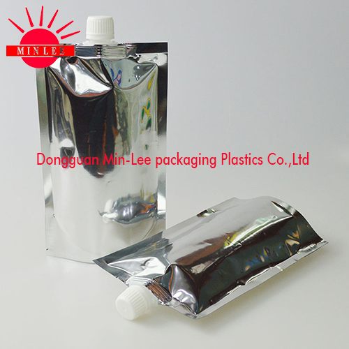 Customized Stand up Gusset Spout Food Pouch/ Aluminum Spout Pouch Sample