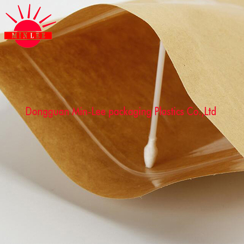 Stand up Pouch with Laser Score Tear Line/Packing Bag with Ziplock with Window