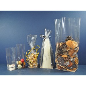 OPP Cellophane with Square Bottom and Side Gusset