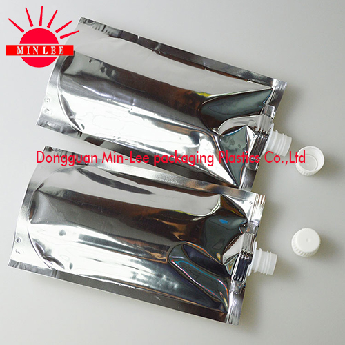 Customized Stand up Gusset Spout Food Pouch/ Aluminum Spout Pouch Sample