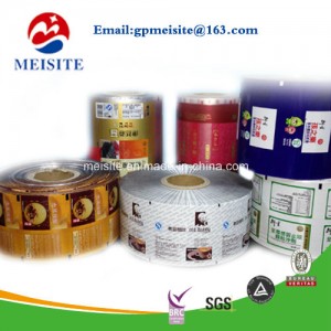 Custom Roll up Film Printed Packaging Stretch Film for Automatic Packaging Machine