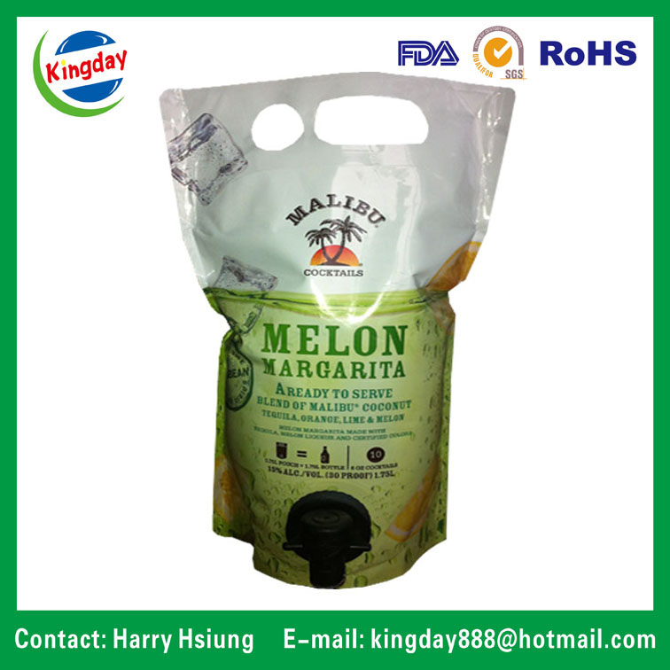 Bag with Spout in Box for Wine /Water/Oil