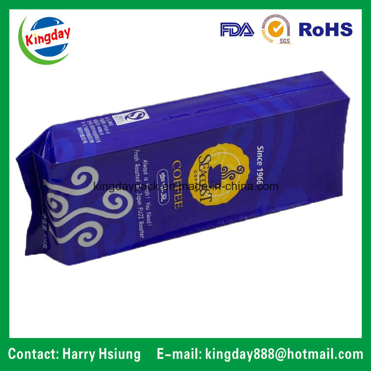 Coffee Bag with Valve & Tin-Tae for Side Gussets