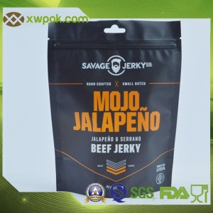 Resealable Beef Jerky Packaging Bag