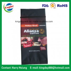 907g Aluminum Foil Coffee Bag with Valve &amp;amp; Tin-Tae