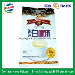 Metallic Material 3 Sides Sealing Bag for Coffee Packaging Bag