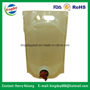 Clear Wine Bag in Box with Spout for Oil